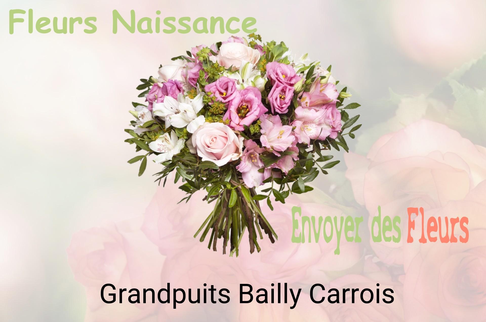 Bouquet de fleurs de naissance livré à Grandpuits-Bailly-Carrois